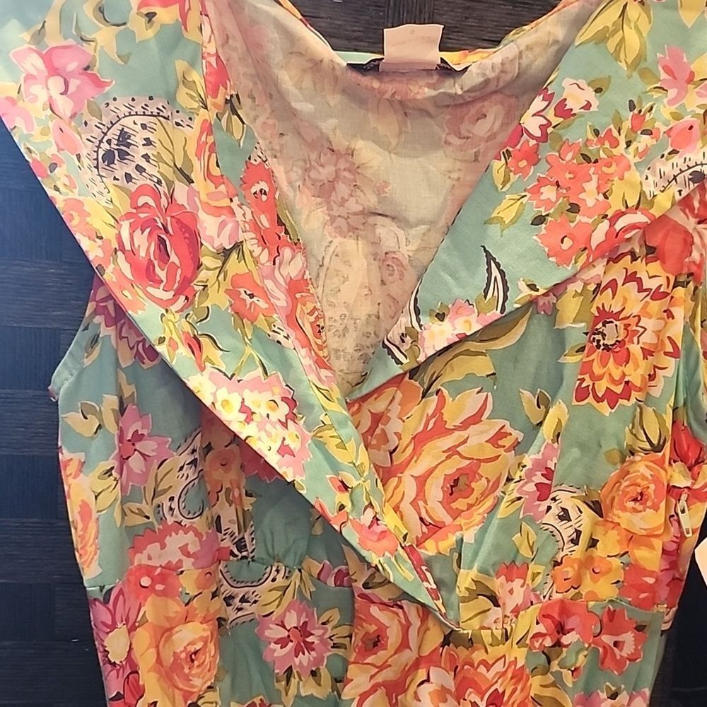 Heart Of Haute Floral Sleeveless Dress - Multicolor Size S - Picture 3 of 6